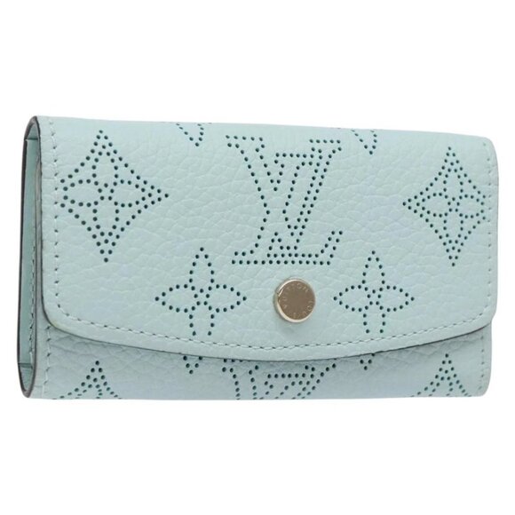 LOUIS VUITTON Mahina Multicles 4 Key Case Blue M83504 LV Auth 129756 - Picture 1 of 16